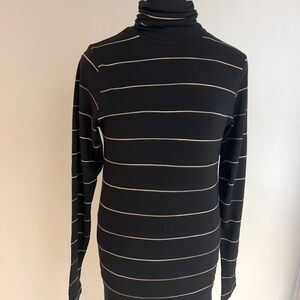 ZARA Classic Stripes Turtleneck Sweater NWOT